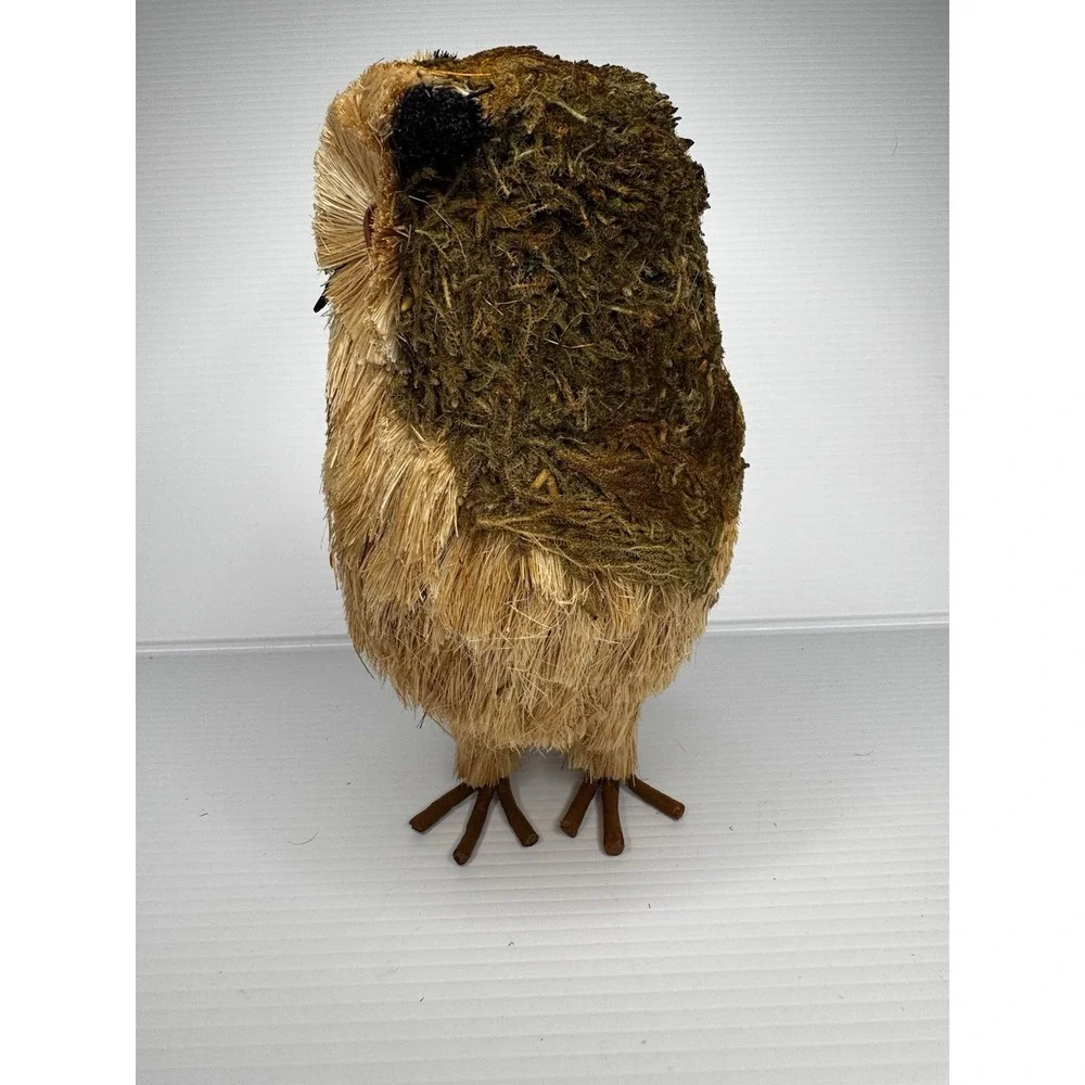 Lot Of 2 Pottery Barn Lg Lightweight Woodland Twig Owl Figurine Autumn Decor NWT